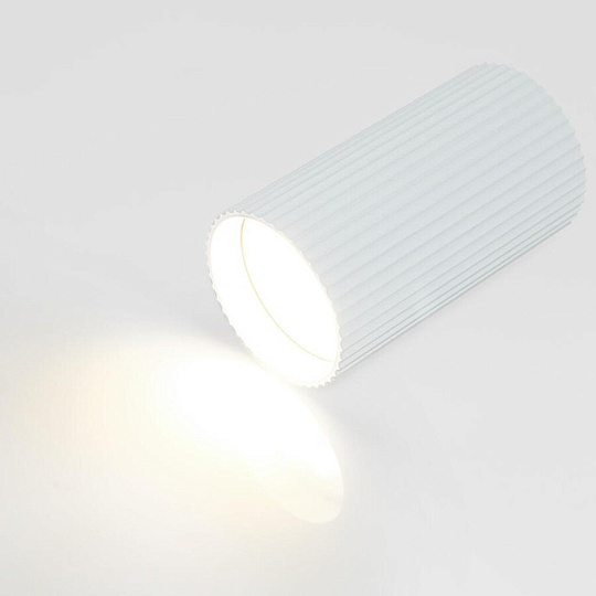 Светильник накладной General Lighting Systems, Полосы, 50 Вт, GU10, на 1 лампочку, IP20, d5.5х10 см, Спот, белый, 661694
