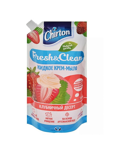 Крем-мыло жидкое Chirton, Клубничный десерт, 500 мл