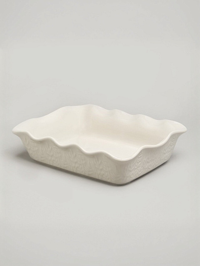 Форма для запекания керамика, 24х32х8 см, 2.5 л, прямоугольная, Agness, Beige, 780-122