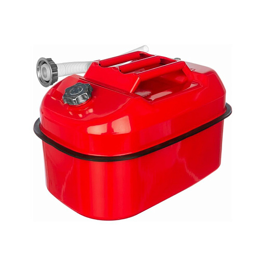 Канистра сталь, для топлива, 20 л, прямоугольная, оцинкованная, перепускной клапан, лейка, KAN-500(20L), Autoprofi