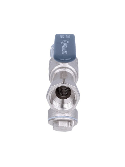 Кран для воды с фильтром 1/2'', г-г, ручка, AquaLink