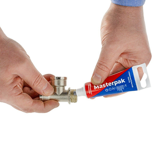 Набор уплотнительный 25 г, паста+лен, вода, пар, Masterpak, МР, туба, ИС.131741