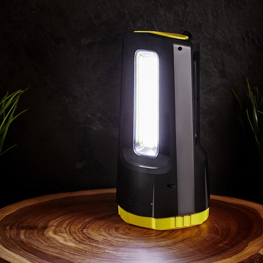 Фонарь встроенный аккумулятор, Rexant, Voyager LED power bank, зарядка от сети 220 В, пластик, 75-7824