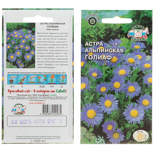 Семена Цв Астра Голиафа ЦВ (0,1г)