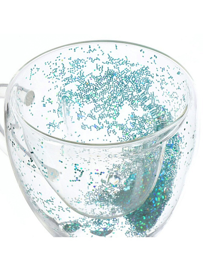 Кружка стекло, 250 мл, двойные стенки, Y6-10116