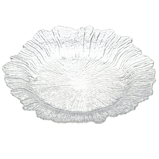 Блюдо стекло, круглое, 27 см, Лед, Y4-8753