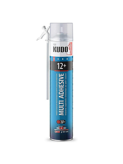 Клей-пена KUDO, Home 12+, бытовой, 1 л, всесезонный, KUPH10UAU