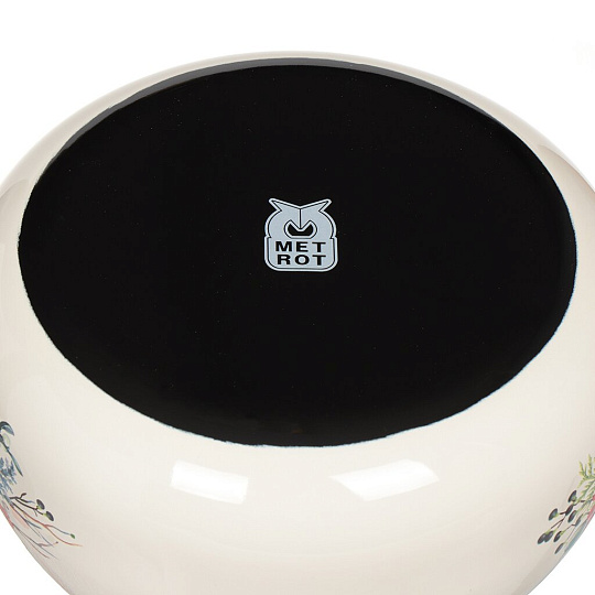 Чайник сталь, эмалированное покрытие, 2.5 л, со свистком, ручка консольная, Metrot, Снегирь, индукция, 195852