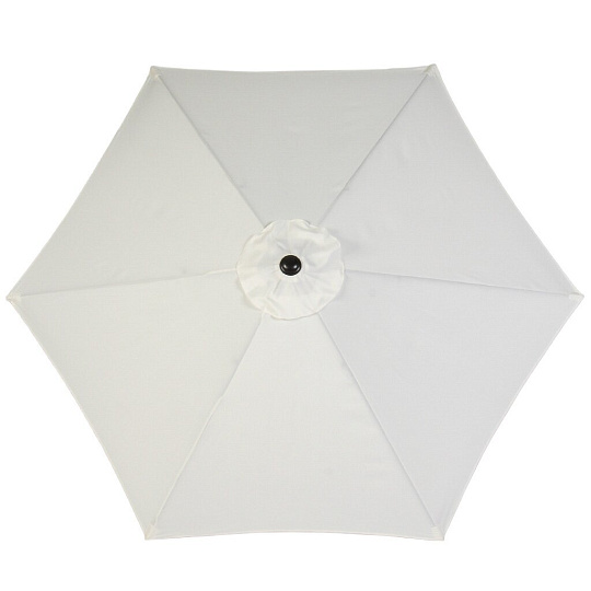 Зонт садовый GU-01, d 270 cм, 6 спиц, мет-л, беж, 093009