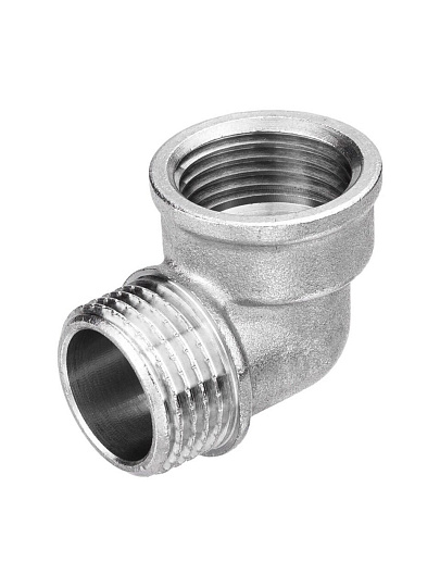 Уголок 1" x 3/4", 90 °, г-ш, латунь, AquaLink