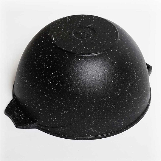 Казан алюминий, антипригарное покрытие, 4 л, Гранит black, с крышкой, Мечта, 54802