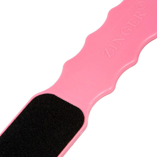 Терка для стоп двухторонняя, наждак, розовая, Cosmake, zo-RA-72 Pink