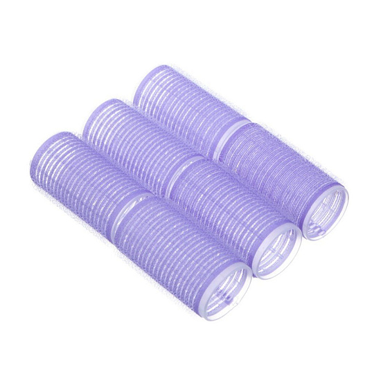 Бигуди пластик, 6 шт, 6x3см, 2 цв, ACS-76/323-023