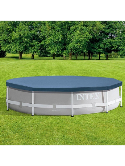 Тент 305 см, круглый, для каркасного бассейна, Intex, 28030