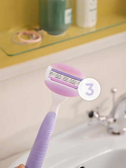 Сменные кассеты для бритв Venus, ComfortGlide Breeze, для женщин, 4 шт, 0050001369