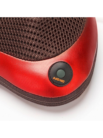 Подушка массажная Bradex, Авто, KZ 0474, шея, плечи, спина, красная
