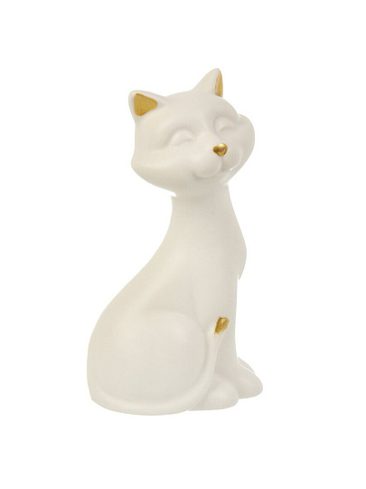 Фигурка декоративная керамика, Котик, 6х5х13 см, Y4-9103