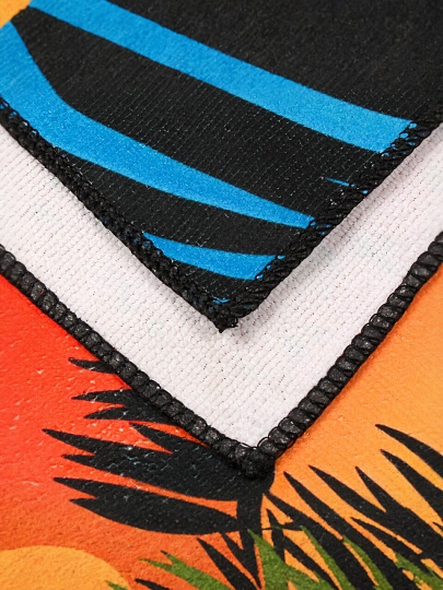 Полотенце пляжное 70х140 см, полиэстер, Пальмы, Китай, A160112