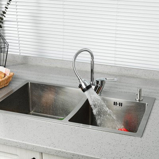 Смеситель для кухни, Frud, гибкий излив, с картриджем, R41055-1