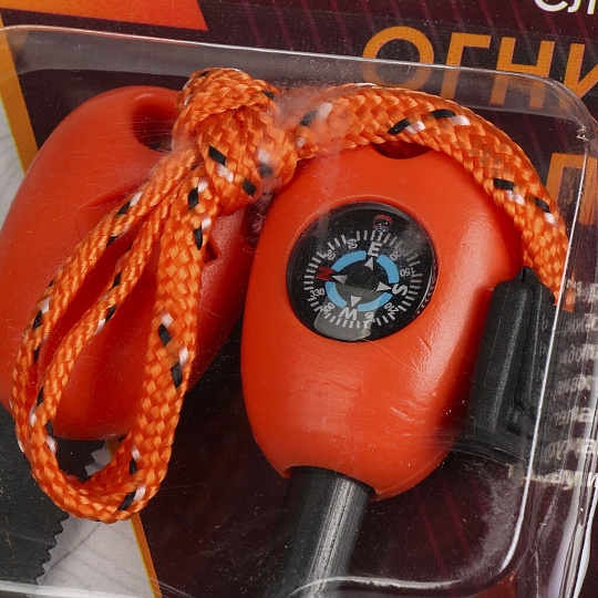 Огниво Следопыт, большое, с компасом, PF-FT-02С