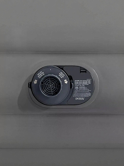Кровать надувная Intex, 191х137х33 см, 67768ND, насос встроенный, электрический, флокированная, 272 кг