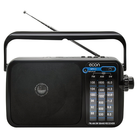 Радиоприемник Econ, ERP-1100, USB, слот для карты, питание от сети, от батарей