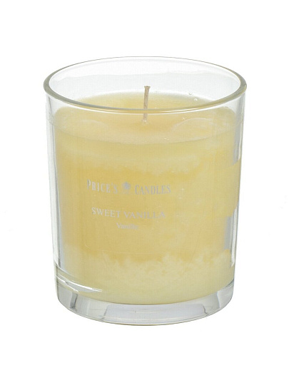 Свеча ароматизированная, 8.3х7.4 см, в стакане, Prices's Candles, Сладкая ваниль, 170 гр