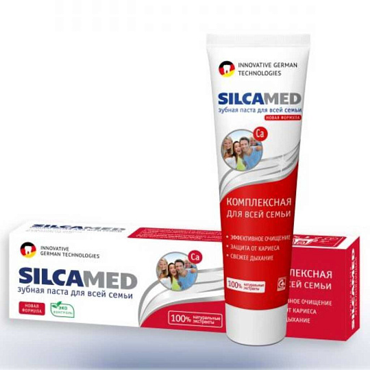 Зубная паста Silcamed, Семейная, 150 мл