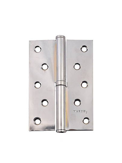 Петля врезная для деревянных дверей, Apecs, 120х80х3 мм, левая, B-Steel-CRL, 13717, с подшипником, хром