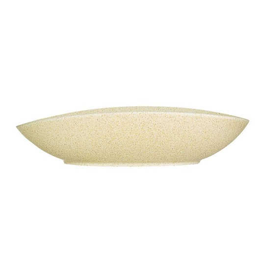Салатник фарфор, овальный, 6 см, 25х16.5, Sandstone, Wilmax, WL-661320 / A, песочный