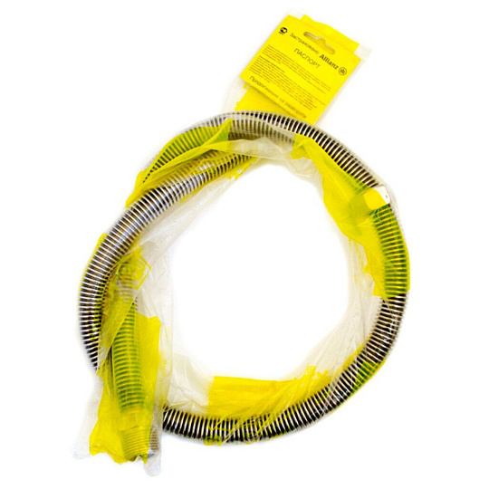 Подводка для газа 1/2"х1 м, г-ш, сильфон, ELKA