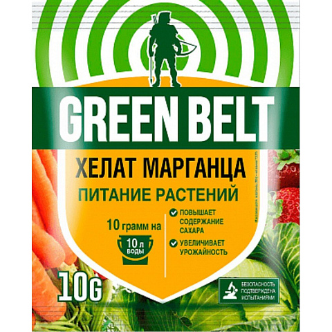 Удобрение Хелат марганца, порошок, 10 г, Green Belt