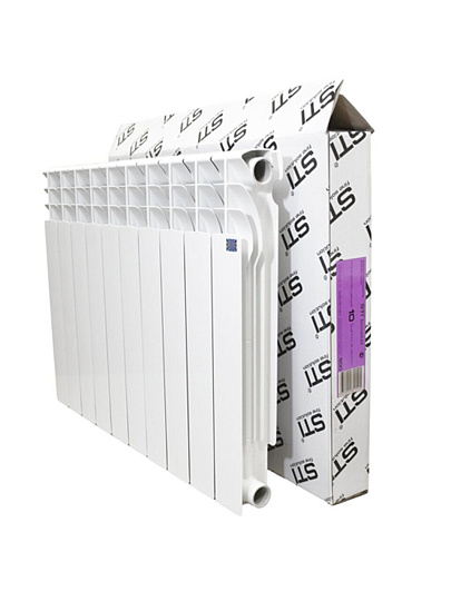 Радиатор биметалл, 500х80 мм, STI, 10 секций
