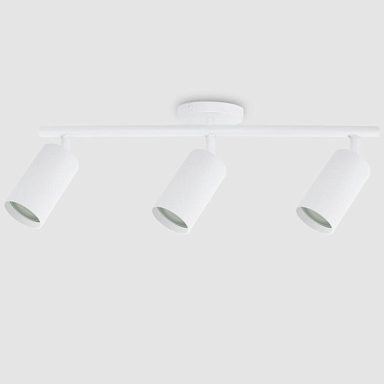 Светильник на основании General Lighting Systems, Башня, 50 Вт, GU10, 3 шт, IP20, d5.5х10х10 см, Спот, белый, 661836