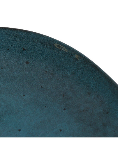 Тарелка обеденная, керамика, 26 см, круглая, Stone Turquoise, Domenik, TDP570/DMD051