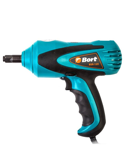Гайковерт Bort, BSR-12Х, 0.12 кВт, 12 В, 380 Н-м, 3400 об/мин, автомобильный