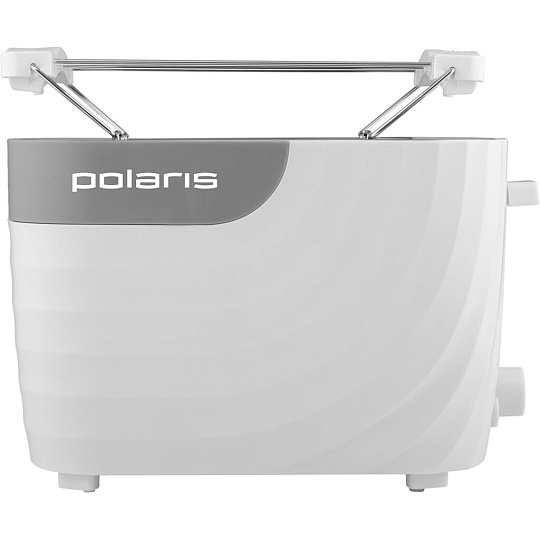 Тостер Polaris, 750, пластик, 750 Вт, 2 тоста, электромеханический, белый