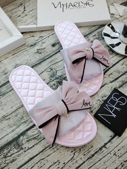 Тапки для женщин, розовые, р. 38-39, Love