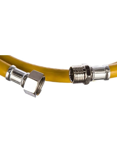 Подводка для газа 1/2''х1 м, г-ш, ПВХ, ELKA