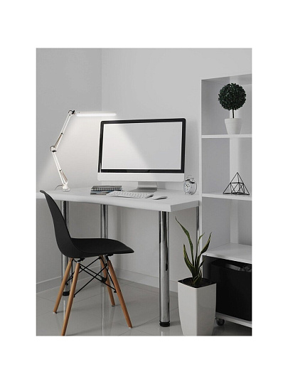 Светильник настольный на струбцине, 12 Вт, белый, ФАZА, TBL-03-wh, 5047006