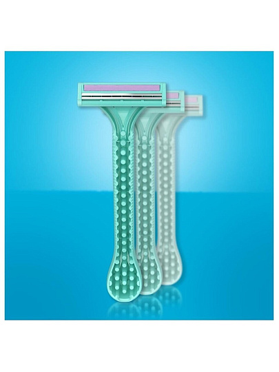 Станок для бритья Gillette, Simply Venus2, для женщин, 2 лезвия, 2 шт, одноразовые