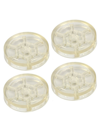 Антивибрационные подставки прозрачный, 4 шт, MasterProf, ИС.131611