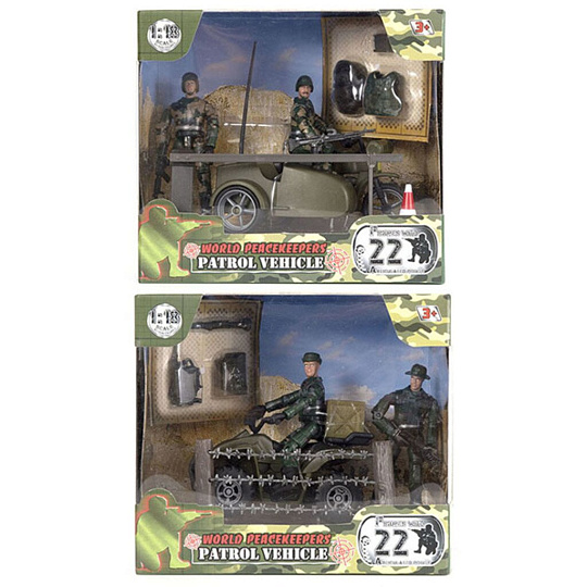 Игровой набор World Peacekeepers, Патруль, 2 шт, MC77019, в ассортименте