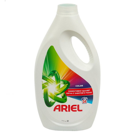 Гель для стирки Ariel, 1.56 л, для цветного белья, Color