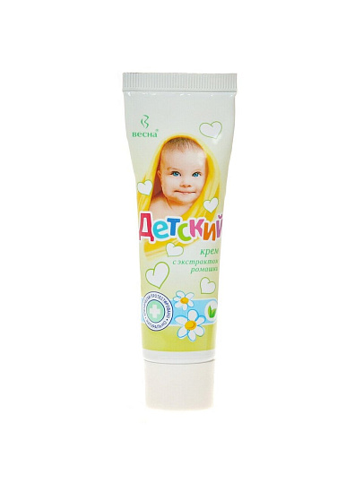 Крем детский Весна, Ромашка, для тела, 45 г