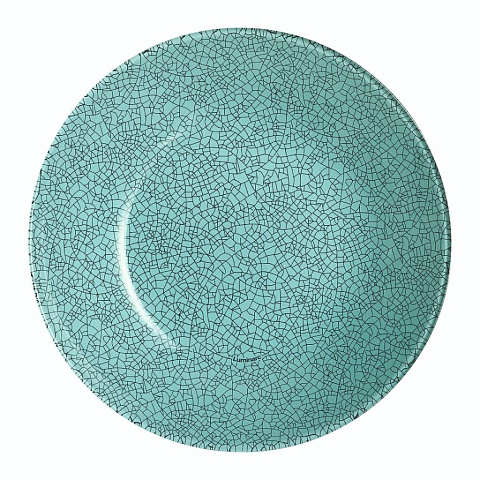 Тарелка суповая, стекло, 20 см, круглая, Icy Turquoise, Luminarc, V0089