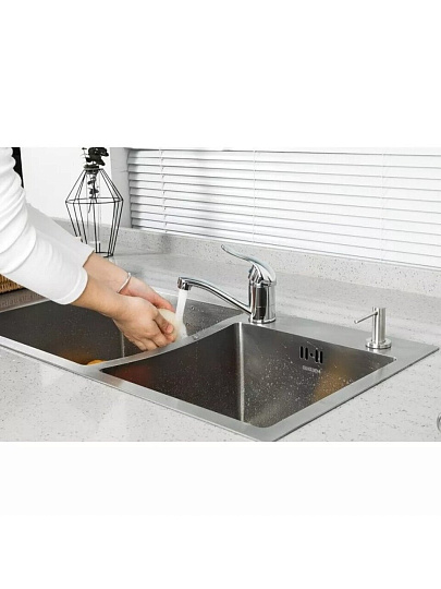 Смеситель для раковины, Frud, короткий излив, с картриджем, R45055-2