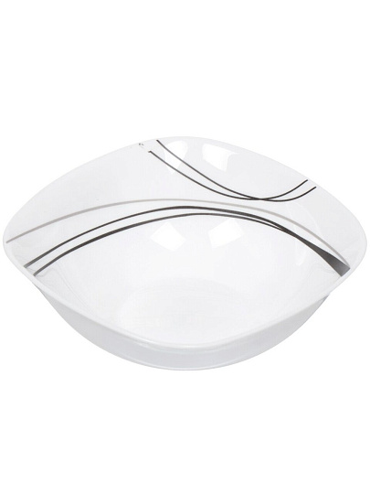 Салатник стеклокерамика, квадратный, 14х5 см, 0.4 л, Токио, Daniks, FFW-65/K1306-2/NFW65T