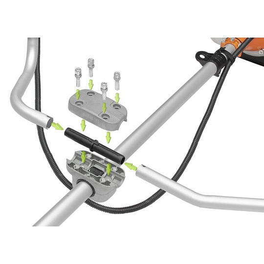 Триммер бензиновый, Carver, GBC-052 M, 01.001.00024, 3.1 л.с., 52 куб.см, U-ручка, леска/нож, неразборный вал