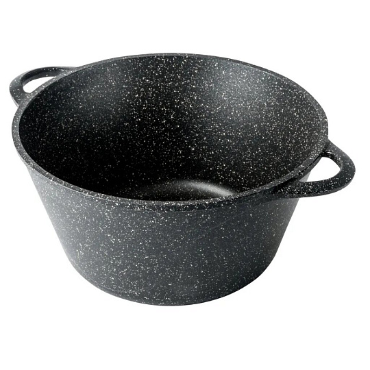 Кастрюля алюминий, антипригарное покрытие, 3 л, с крышкой, крышка стекло, Горница, Гранит, к2433аг